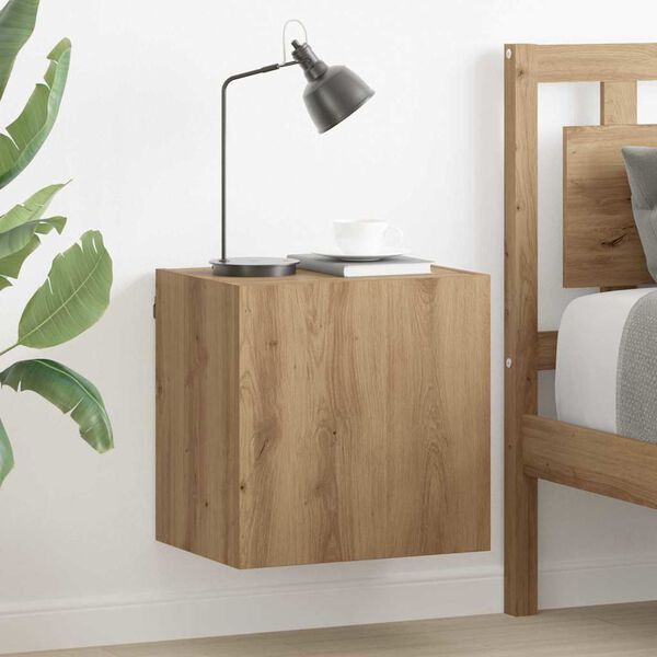 vidaXL Arm&aacute;rio de TV de Parede Carvalho Artesanal 40,5x30x40cm