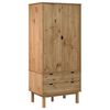 vidaXL Roupeiro OTTA 76,5x53x172 cm pinho maci&ccedil;o