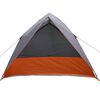vidaXL Barraca de Camping Cinza e Laranja 320 x 275 x 190 cm tafet&aacute;
