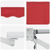 vidaXL Toldo Retr&aacute;til El&eacute;trico Vermelho 3,5 x 2 m