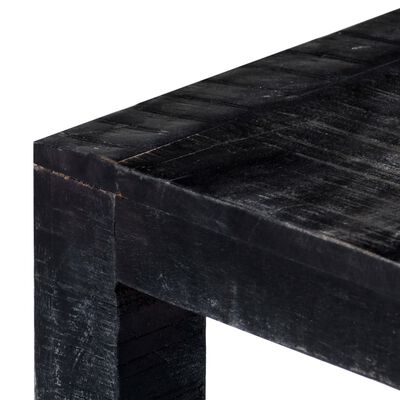 vidaXL Mesa de centro 110x50x35 cm madeira de mangueira maciça preto