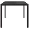 vidaXL Mesa de Jantar para Jardim Preto 150 x 90 x 75 cm
