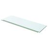 vidaXL Prateleiras 2 pcs 60x15 cm vidro transparente