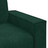 vidaXL Poltrona 100x78x84 cm veludo verde-escuro