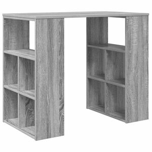 vidaXL Mesa Cinza Sonoma Derivados de Madeira 90 x 50 x 75 cm