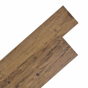 vidaXL Pranchas de Piso Marrom Noz 5,02 m&sup2; 36 unid. PVC