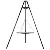 RedFire Grelhador com trip&eacute; BBQ TRIPOD 172 cm preto