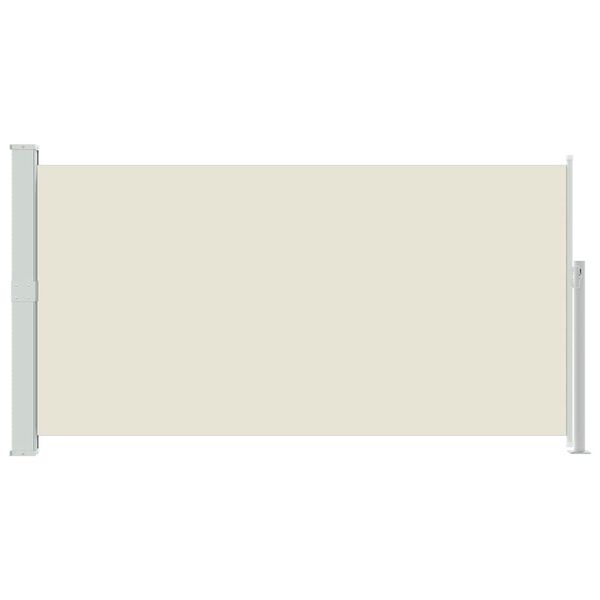 vidaXL Toldo lateral para p&aacute;tio/terra&ccedil;o 160 x 300 cm cor creme