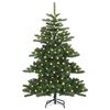 vidaXL &Aacute;rvore de Natal Articulada Artificial Verde 150 cm PVC e A&ccedil;o