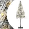 vidaXL &Aacute;rvore de Natal com 300 LEDs com suporte Branco 210 cm PE e A&ccedil;o