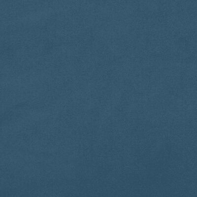 vidaXL Cama com molas/colchão 200x200 cm veludo azul-escuro