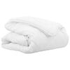 vidaXL Edredom 2-em-1 260 x 220 x 10 cm Inverno Poli&eacute;ster Branco