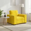 vidaXL Poltrona 100x78x84 cm veludo amarelo