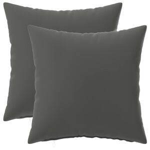 vidaXL Capa almofada 2 pcs HEERLEN Antracite 30 x 30 cm Poli&eacute;ster