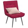 vidaXL Cadeira de relaxamento 64x74x84 cm veludo vermelho bordeaux