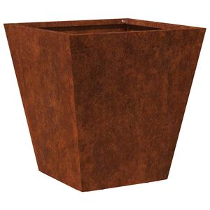 vidaXL Garden Planter 30x30x30 cm a&ccedil;o resistente &agrave;s intemp&eacute;ries