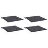 vidaXL Almofadões p/ cadeiras jardim 4pcs 40x40x4 cm oxford antracite