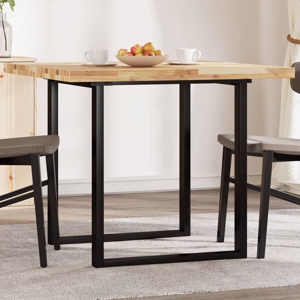 vidaXL Tampo de mesa quadrado 90x90x4 cm madeira de ac&aacute;cia maci&ccedil;a