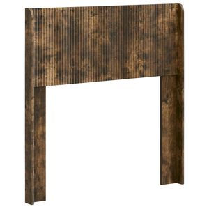vidaXL Cabeceira Carvalho Fumado Derivados de Madeira