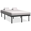 vidaXL Estrutura de cama 180x200 cm metal preto