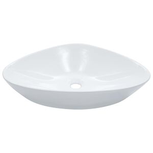 vidaXL Lavat&oacute;rio 58,5x39x14 cm cer&acirc;mica branco