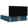 vidaXL Estrutura cama otomana colch&otilde;es 180x200 cm veludo azul escuro