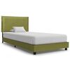 vidaXL Estrutura de cama 90x200 cm tecido verde