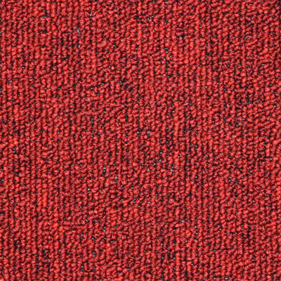 vidaXL Tapetes de escada 15 pcs 56x17x3 cm vermelho bordô