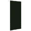 vidaXL Tela de varanda 120x240 cm tecido Oxford verde-escuro