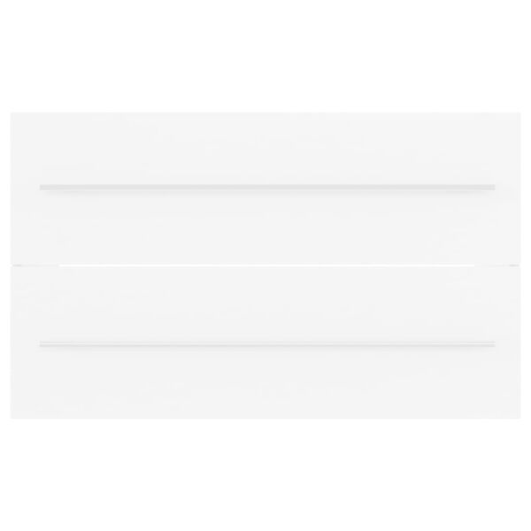 vidaXL Arm&aacute;rio de lavat&oacute;rio c/ lavat&oacute;rio embutido contraplacado branco