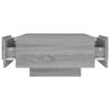 vidaXL Mesa de centro 90x60x31 cm derivados de madeira cinzento sonoma