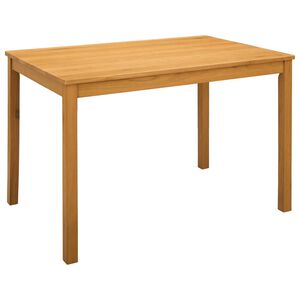vidaXL Mesa de jantar 110 x 75 x 75 cm Madeira de Carvalho S&oacute;lido