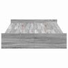 vidaXL Estrado de cama com arruma&ccedil;&atilde;o Cinza Sonoma 120 x 190 cm