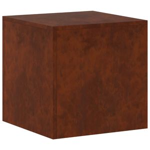 vidaXL Suporte para Plantas Ferro Enferrujado 40 x 40 x 40 cm