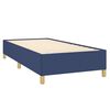 vidaXL Estrutura de cama sem colchão 90x190 cm tecido azul