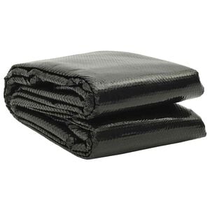 vidaXL Cobertura para piscina 488x244 cm PE preto