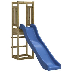 vidaXL Conjunto de brincar para exterior madeira de pinho impregnada