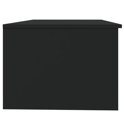 vidaXL Mesa de centro 102x50x36 cm madeira processada preto