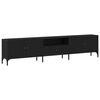 vidaXL Gabinete para TV 200 x 25 x 44 cm Carvalho preto