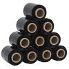 vidaXL Pel&iacute;culas extens&iacute;veis 10 unid Preto 23 &mu;m 10 cm x 300 m