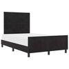 vidaXL Cama Box com cabeceira Preto 120 x 190 cm Veludo