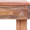 vidaXL Mesa de jantar 120x60x80 cm madeira recuperada maciça