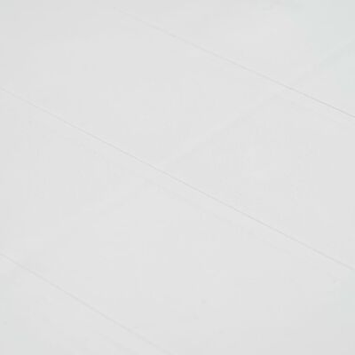 vidaXL Mesa de jardim 79x79x72 cm plástico branco com aspeto de vime
