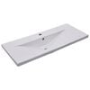 vidaXL Lavat&oacute;rio embutido 101x39,5x18,5 cm cer&acirc;mica branco