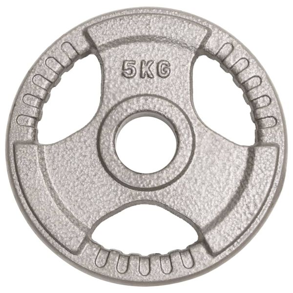 vidaXL Discos de muscula&ccedil;&atilde;o ol&iacute;mpicos 4 pcs 20 kg ferro fundido