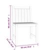 vidaXL 5 pcs conjunto de jantar p/ jardim madeira de teca maci&ccedil;a