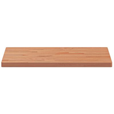 vidaXL Tampo de mesa retangular 60x40x2,5 cm madeira de faia maciça