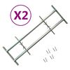 vidaXL Grades de seguran&ccedil;a ajust&aacute;veis para janelas 2 pcs 1000-1500 mm