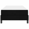 vidaXL Cama Box com colch&atilde;o Preto 90 x 190 cm tecido