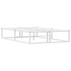vidaXL Estrutura de cama sem colch&atilde;o branco 120x200 cm metal